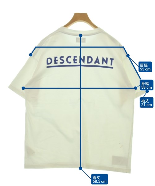 DESCENDANT（ディセンダント）Tシャツ・カットソー 白 サイズ:2(M位) メンズ/2200719830273