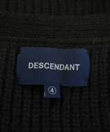 DESCENDANT（ディセンダント）カーディガン 黒 サイズ:4(XL位) メンズ/2200721533032