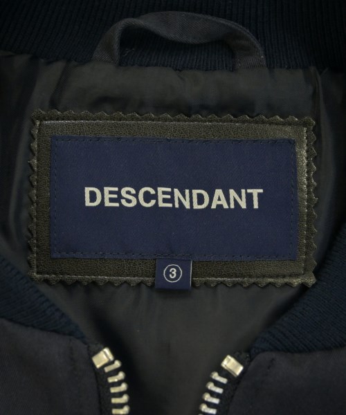 DESCENDANT（ディセンダント）スタジャン 紺 サイズ:3(L位) メンズ/2200721533049