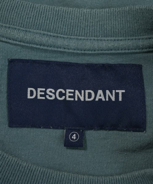 DESCENDANT（ディセンダント）Tシャツ・カットソー 青 サイズ:4(XL位) メンズ/2200721533056