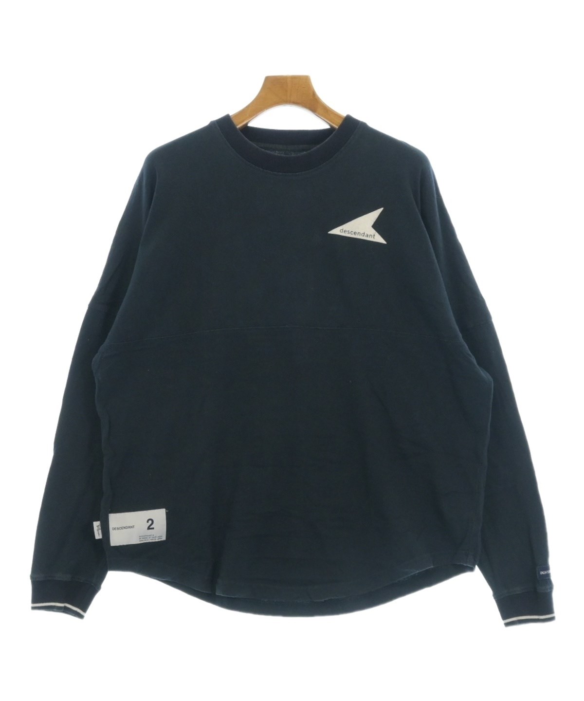 DESCENDANT（ディセンダント）Tシャツ・カットソー 紺 サイズ:2(M位
