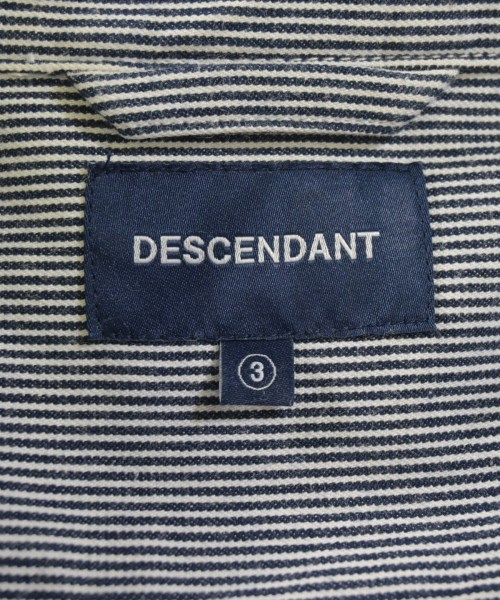 DESCENDANT（ディセンダント）カジュアルシャツ 紺 サイズ:3(L位) メンズ/2200723941033