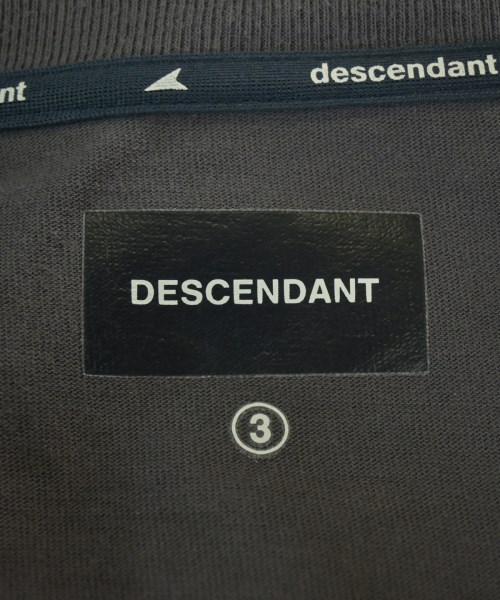 DESCENDANT（ディセンダント）Tシャツ・カットソー グレー サイズ:3(L位) メンズ/2200723941088