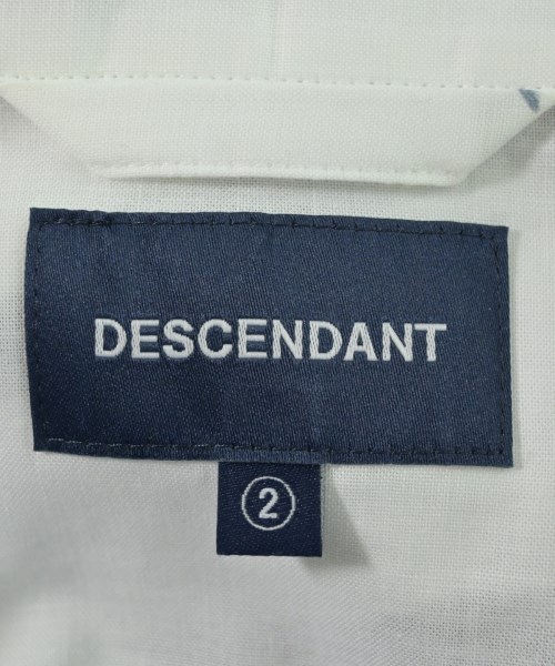 DESCENDANT（ディセンダント）カジュアルシャツ 白 サイズ:2(M位) メンズ/2200725504113