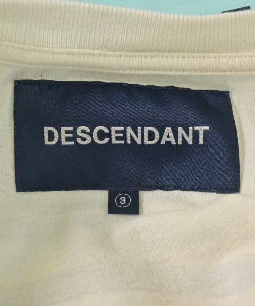 DESCENDANT（ディセンダント）Tシャツ・カットソー 白 サイズ:3(L位) メンズ/2200726704024