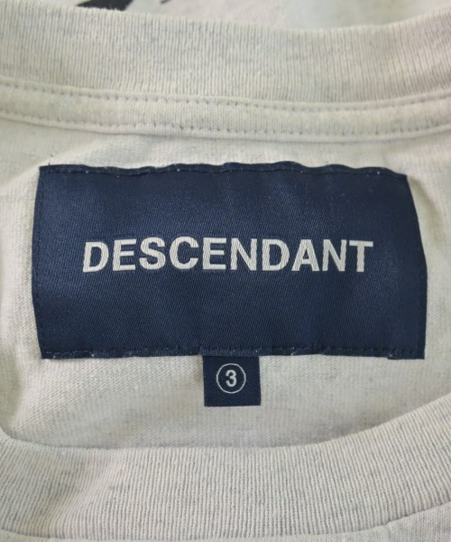 DESCENDANT（ディセンダント）Tシャツ・カットソー グレー サイズ:3(L位) メンズ/2200726704031