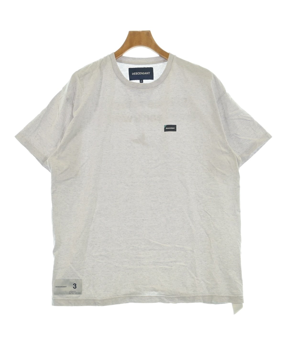 DESCENDANT（ディセンダント）Tシャツ・カットソー グレー サイズ:3(L