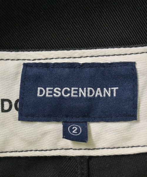 DESCENDANT（ディセンダント）チノパン 黒 サイズ:2(M位) メンズ/2200727106087