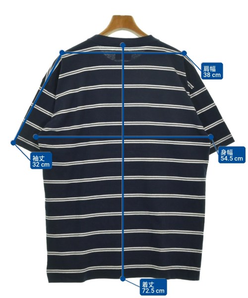 DESCENDANT（ディセンダント）Tシャツ・カットソー 紺 サイズ:2(M位) メンズ/2200727106100