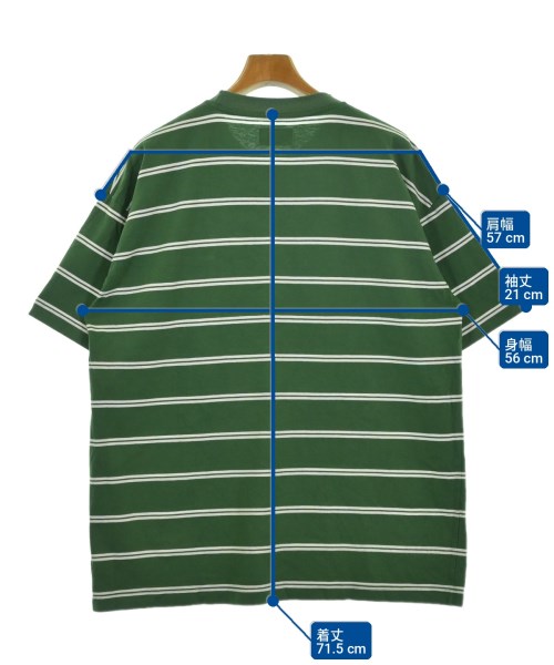 DESCENDANT（ディセンダント）Tシャツ・カットソー 緑 サイズ:2(M位) メンズ/2200727106117
