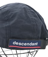 DESCENDANT（ディセンダント）キャップ 黒 サイズ:F メンズ/2200727106162