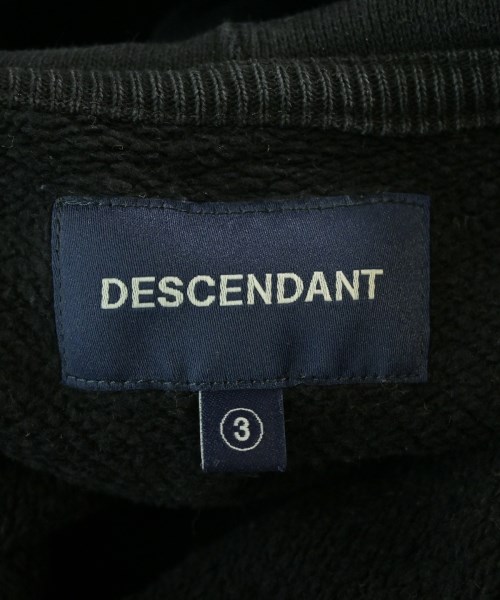 DESCENDANT（ディセンダント）パーカー 黒 サイズ:3(L位) メンズ/2200678754030