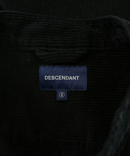 DESCENDANT（ディセンダント）カジュアルシャツ 黒 サイズ:2(XL位) メンズ/2200678754047