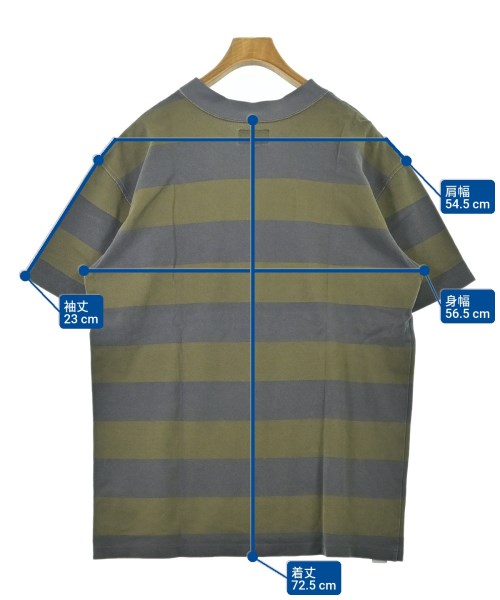 DESCENDANT（ディセンダント）Tシャツ・カットソー グレー サイズ:2(M位) メンズ/2200681591387
