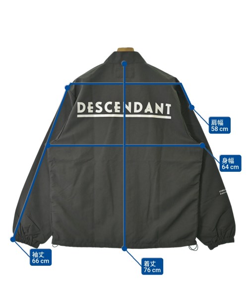 DESCENDANT（ディセンダント）ブルゾン グレー サイズ:3(L位) メンズ/2200683605013