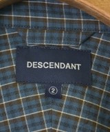 DESCENDANT（ディセンダント）カジュアルシャツ 青 サイズ:2(M位) メンズ/2200683605020