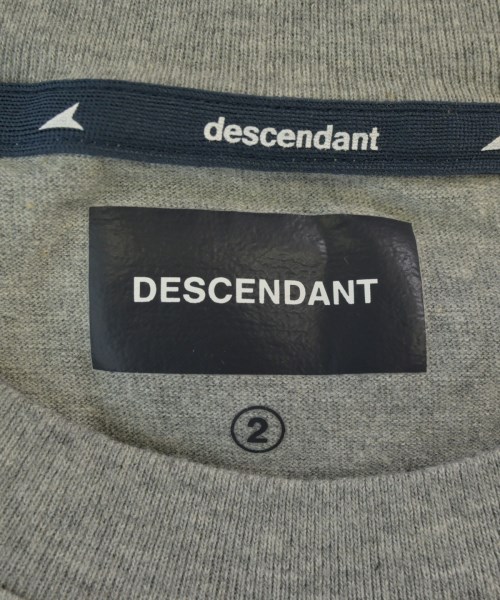 DESCENDANT（ディセンダント）Tシャツ・カットソー グレー サイズ:2(M位) メンズ/2200683605112
