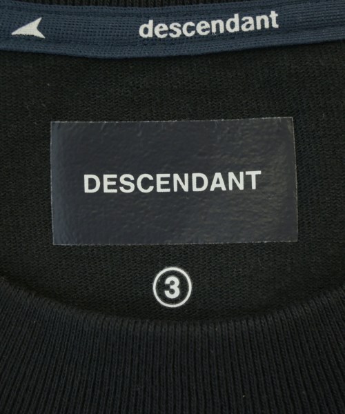 DESCENDANT（ディセンダント）Tシャツ・カットソー 黒 サイズ:3(L位) メンズ/2200683605150