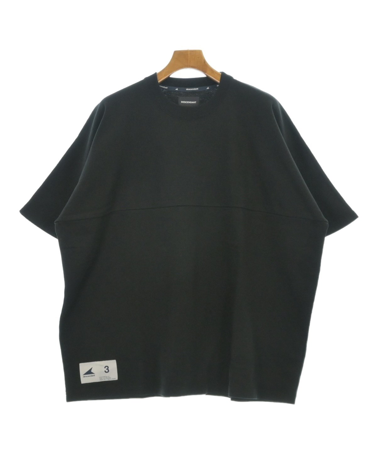 204Size 3 DESCENDANT 19AW 長袖Tシャツ ディセンダント DESCENDANT（ディセンダント）Tシャツ・カットソー 黒 サイズ:3(L位