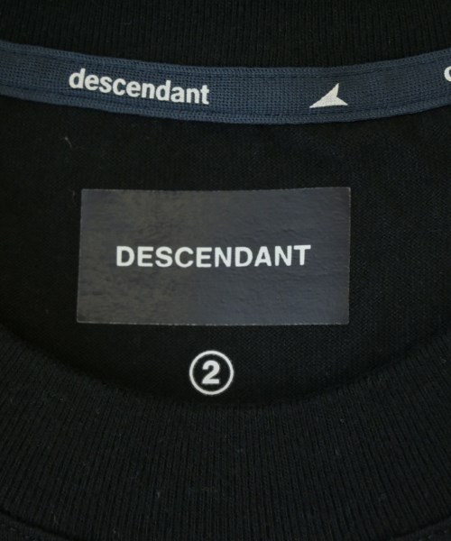 DESCENDANT（ディセンダント）Tシャツ・カットソー 黒 サイズ:2(M位) メンズ/2200683605174