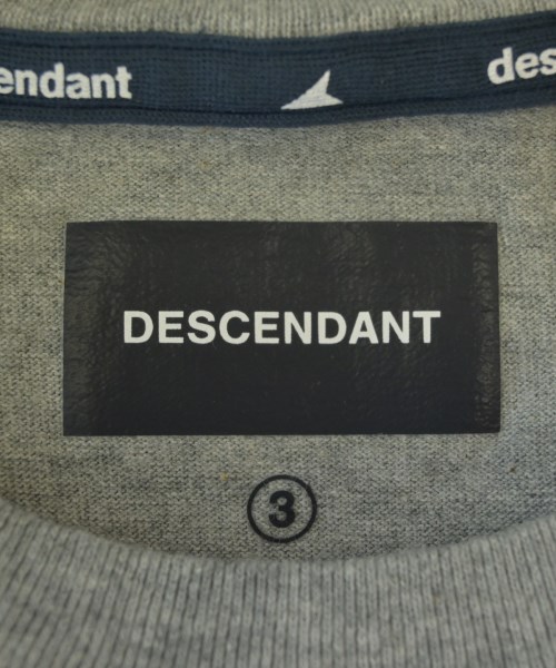 DESCENDANT（ディセンダント）Tシャツ・カットソー グレー サイズ:3(L位) メンズ/2200683605181