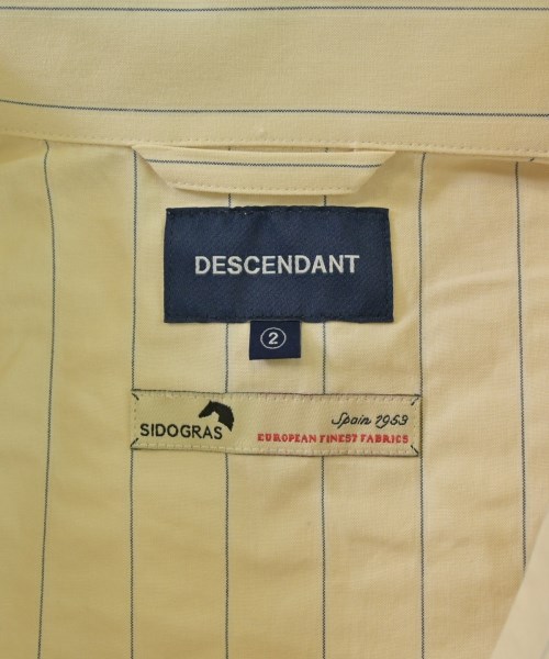 DESCENDANT（ディセンダント）カジュアルシャツ 白 サイズ:2(M位) メンズ/2200683605273