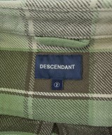 DESCENDANT（ディセンダント）カジュアルシャツ 緑 サイズ:2(M位) メンズ/2200683605280
