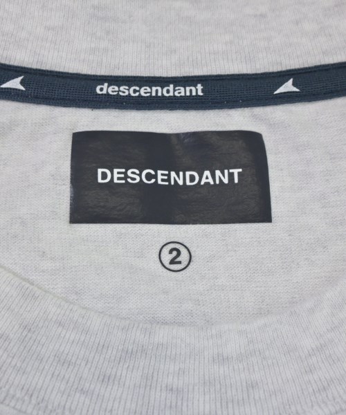 DESCENDANT（ディセンダント）Tシャツ・カットソー グレー サイズ:2(M位) メンズ/2200683605310