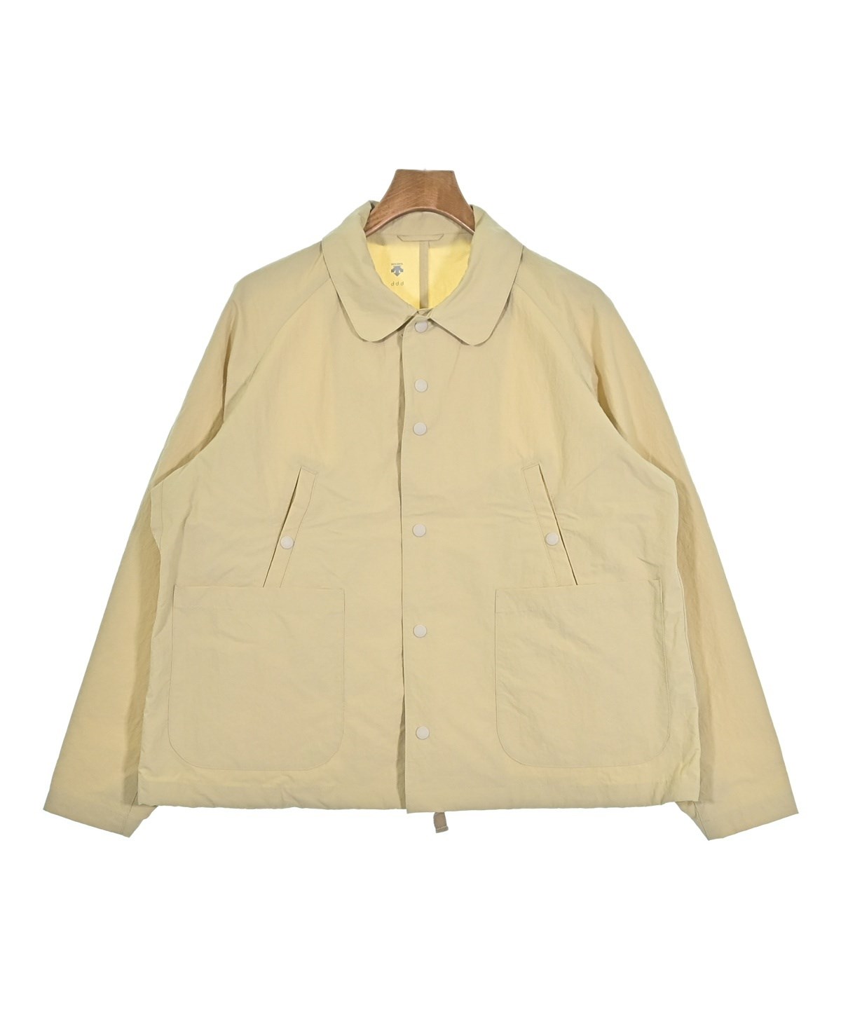 DESCENTE（デサント）ブルゾン ベージュ サイズ:L メンズ
