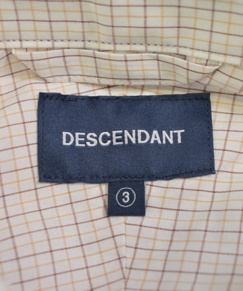 DESCENDANT（ディセンダント）カジュアルシャツ ベージュ サイズ:3(L位) メンズ/2200686765226