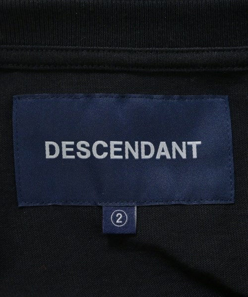 DESCENDANT（ディセンダント）Tシャツ・カットソー 黒 サイズ:2(M位) メンズ/2200693284024