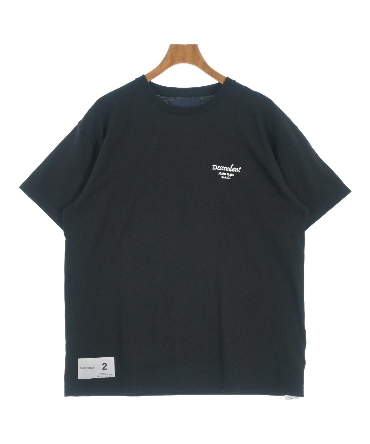 DESCENDANT（ディセンダント）Tシャツ・カットソー 黒 サイズ:2(M位
