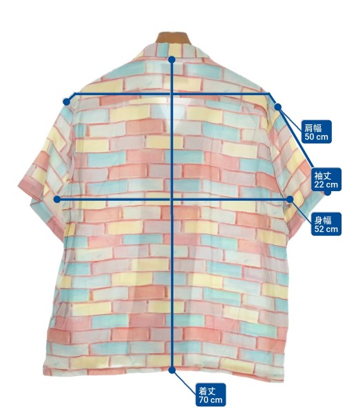 SON OF THE CHEESE（サノバチーズ）カジュアルシャツ 赤 サイズ:M メンズ/2200638065114