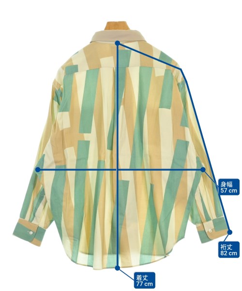 SON OF THE CHEESE（サノバチーズ）カジュアルシャツ 緑 サイズ:M メンズ/2200679587118