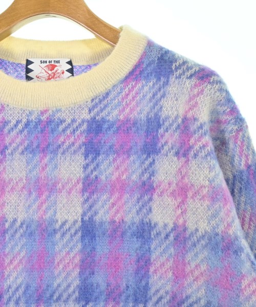 SON OF THE CHEESE（サノバチーズ）ニット・セーター 青 サイズ:M メンズ/2200638716047