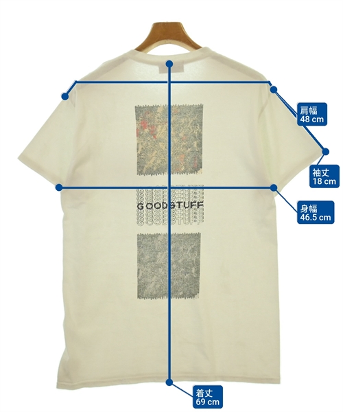 FLAGSTUFF（フラグスタフ）Tシャツ・カットソー 白 サイズ:M メンズ/2200560432077