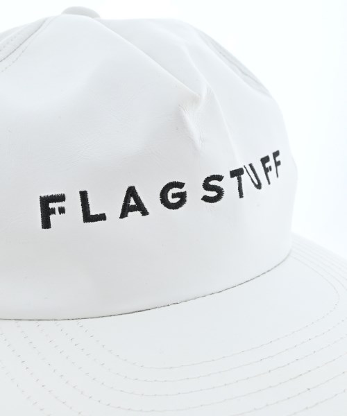 FLAGSTUFF（フラグスタフ）キャップ 白 サイズ:- メンズ/2200616813096