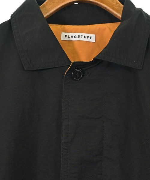 FLAGSTUFF（フラグスタフ）ステンカラーコート 黒 サイズ:S メンズ/2200623530016