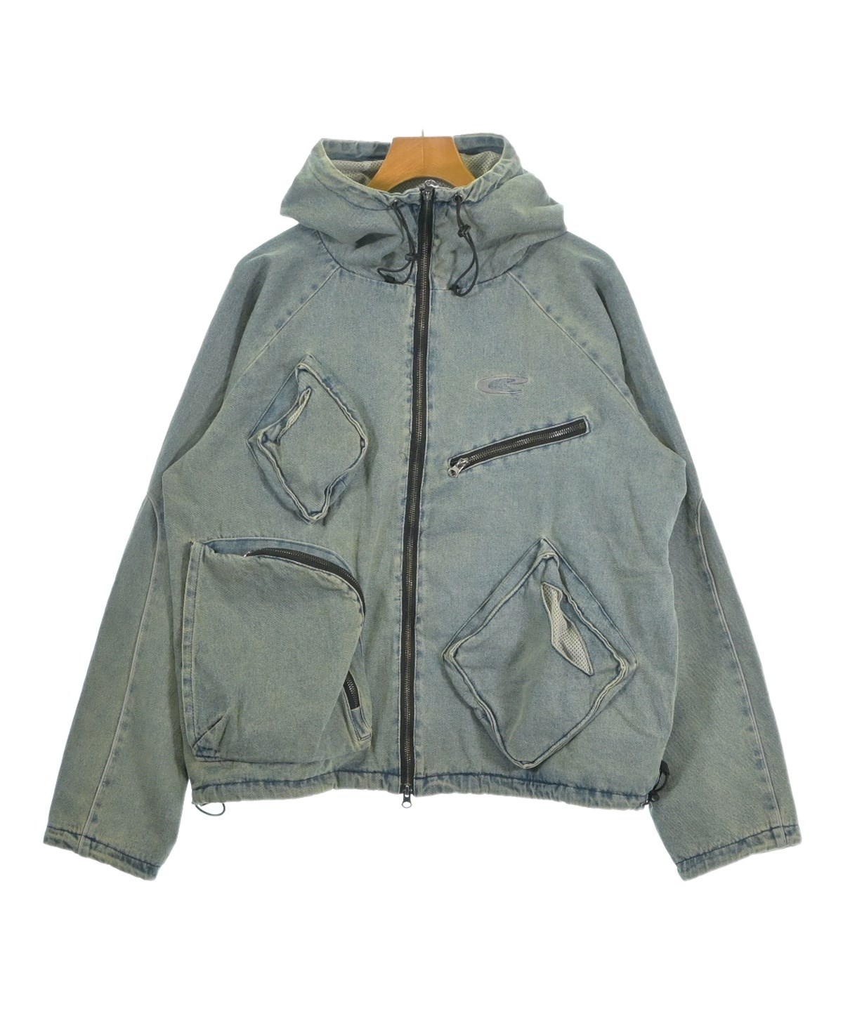 FLAGSTUFF（フラグスタフ）デニムジャケット 青 サイズ:M メンズ