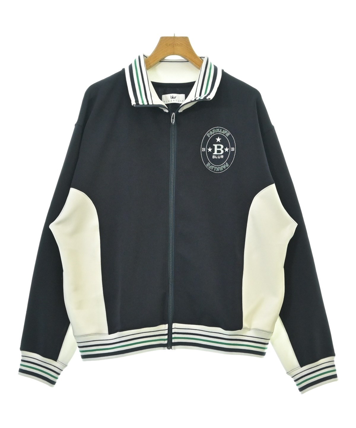 FLAGSTUFF　フラグスタフ　ナイロンジャケット　XL FLAGSTUFF（フラグスタフ）スウェット 紺 サイズ:XL メンズ