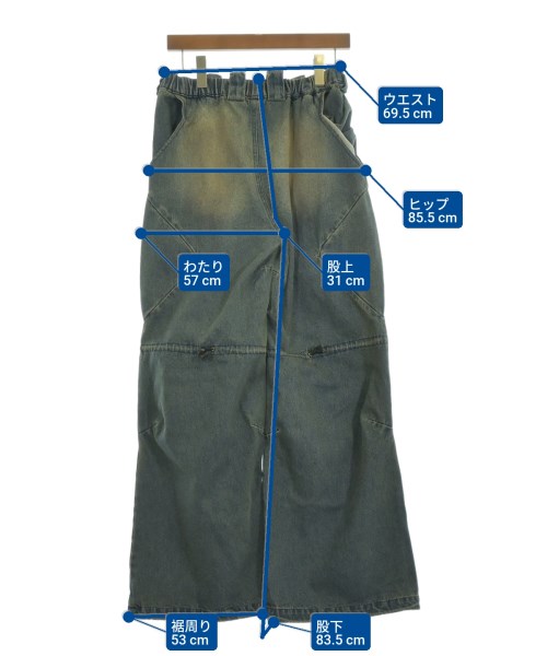 FLAGSTUFF（フラグスタフ）デニムパンツ 紺 サイズ:M メンズ/2200619860035