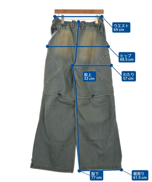 FLAGSTUFF（フラグスタフ）デニムパンツ 青 サイズ:L メンズ/2200619860042