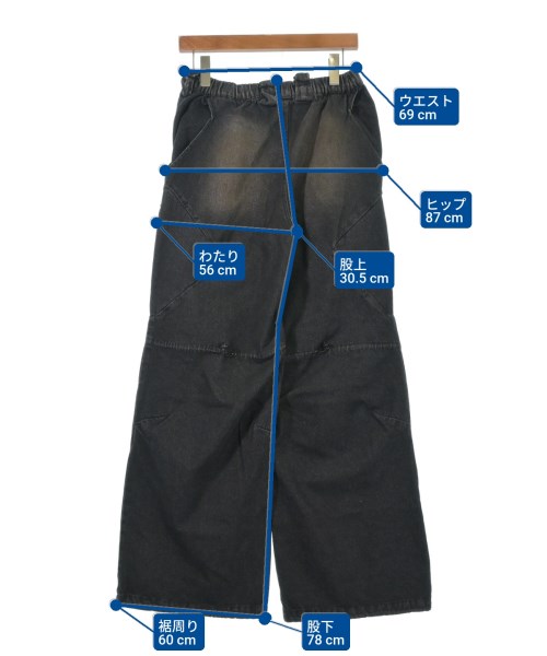 FLAGSTUFF（フラグスタフ）デニムパンツ 黒 サイズ:M メンズ/2200619860066