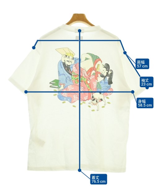 FLAGSTUFF（フラグスタフ）Tシャツ・カットソー 白 サイズ:M メンズ/2200675744010