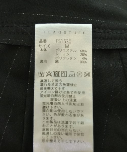 FLAGSTUFF（フラグスタフ）スラックス 黒 サイズ:M メンズ/2200711023130