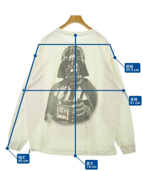 FLAGSTUFF（フラグスタフ）Tシャツ・カットソー 白 サイズ:-(XL位) メンズ/2200714837062