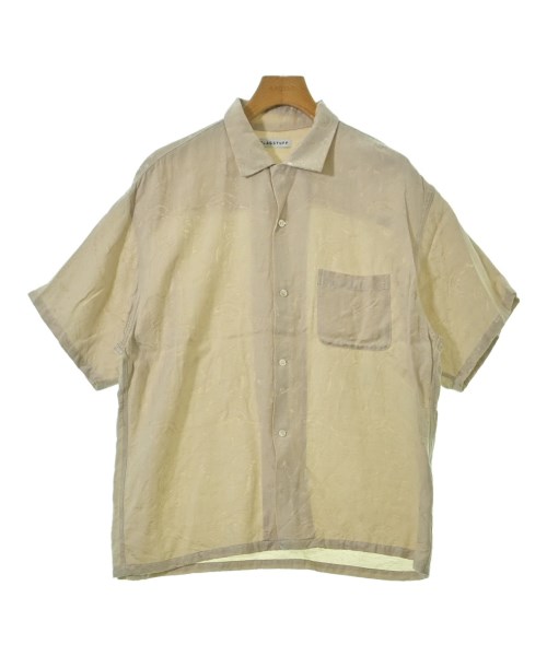 FLAGSTUFF(フラグスタフ)カジュアルシャツ ベージュ サイズ:L/2200648918127