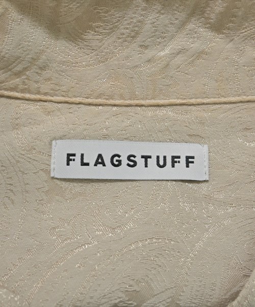 FLAGSTUFF（フラグスタフ）カジュアルシャツ ベージュ サイズ:L メンズ/2200648918127