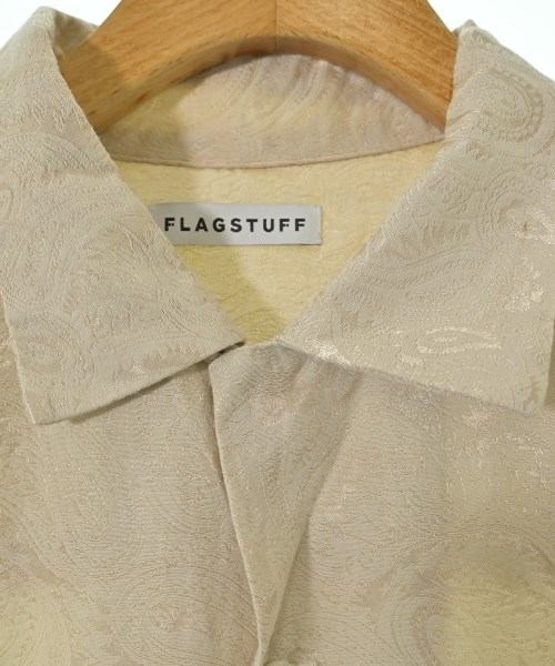 FLAGSTUFF（フラグスタフ）カジュアルシャツ ベージュ サイズ:L メンズ/2200648918127