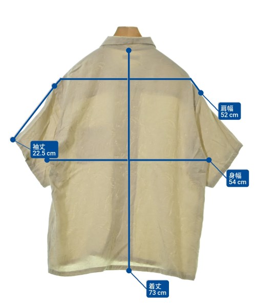 FLAGSTUFF（フラグスタフ）カジュアルシャツ ベージュ サイズ:L メンズ/2200648918127